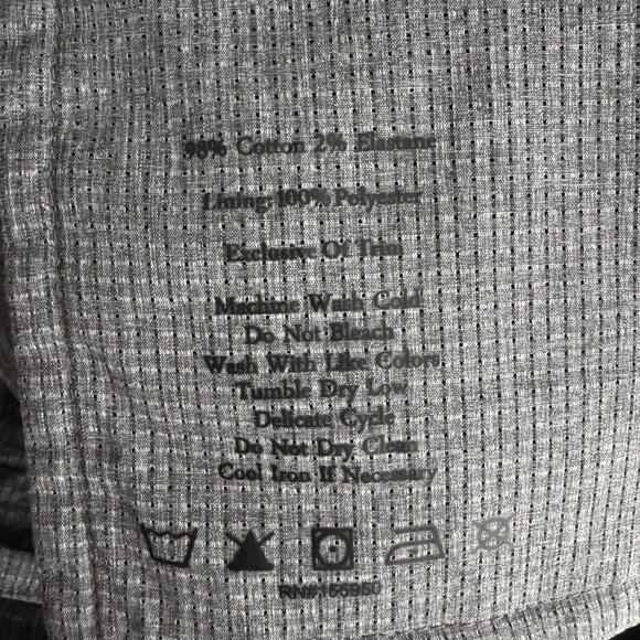 Greyson Corduroy Pants Mens Size 36 X 32 Charcoal Cotton Blend Stretch PT-2453 - Picture 10 of 10